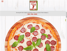 Tablet Screenshot of poorboyspizzaanpub.com